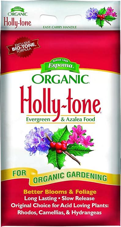 Espoma Organic Holly-tone 4-3-4 Natural & Organic Evergreen & Azalea ...