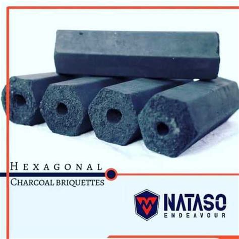 Coconut Shell Charcoal Briquettes Size: Custom at Best Price in Chennai | Qzone Exports