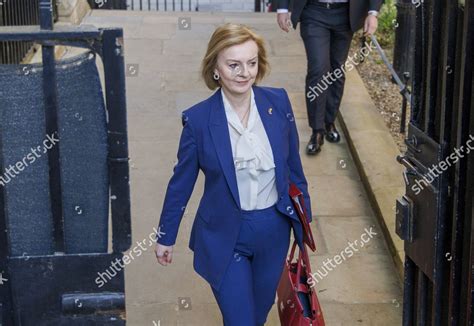 Liz Truss Foreign Secretary Arrives Cabinet Editorial Stock Photo ...