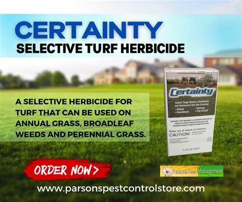 Certainty Selective Turf Herbicide | Herbicide, Perennial grasses, Turf