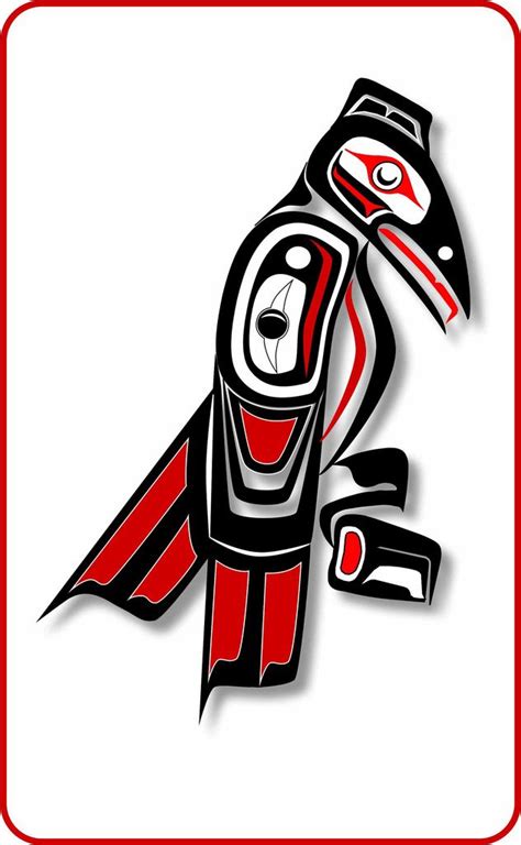 raven totem | Native american art projects, Native art, Pacific northwest art