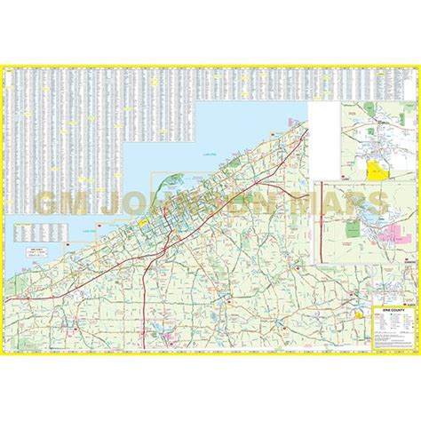 Erie, Pennsylvania Street Map - GM Johnson Maps