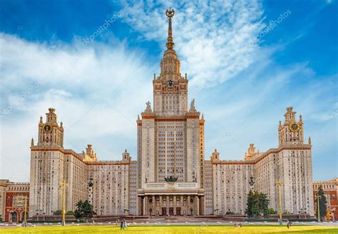 Lomonosov State University building in Moscow, Russia – Stock Editorial ...