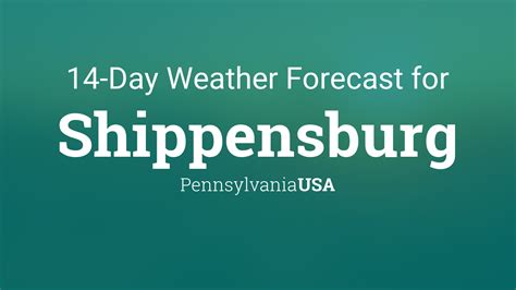 Shippensburg, Pennsylvania, USA 14 day weather forecast