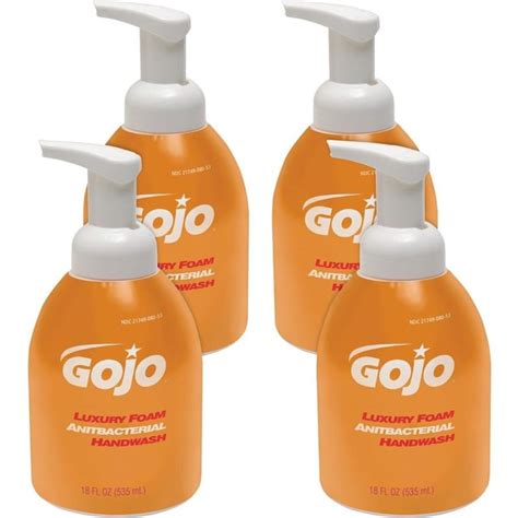 GOJO 18.1-fl oz Antibacterial Foaming Hand Soap in the Hand Soap department at Lowes.com