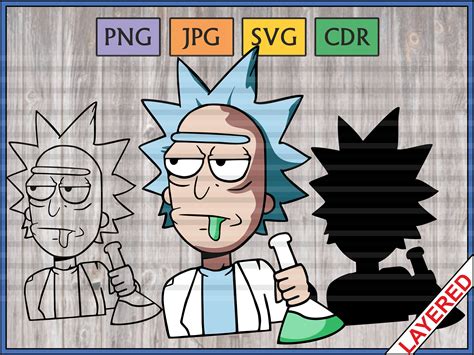 Rick Y Morty Svg Rick Y Morty Clipart Rick Svg Morty Svg Etsy | Images ...