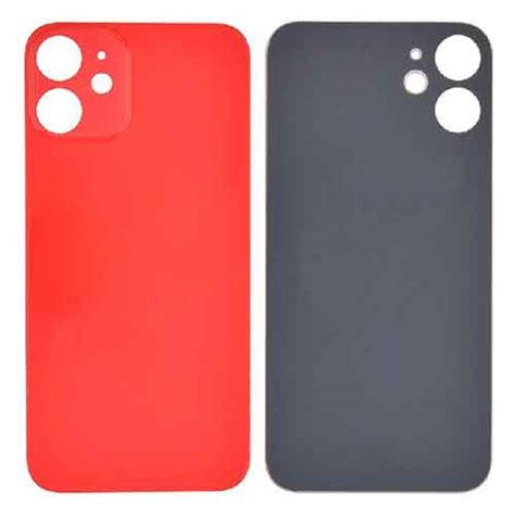 D1486 – Red iPhone 12 mini (5.4 inches) Back Glass Cover Premium ...