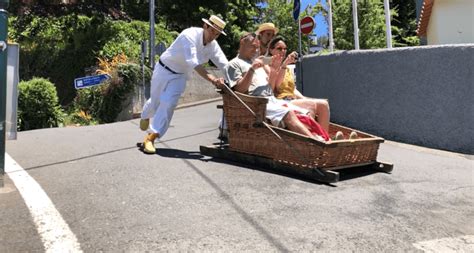 TOBOGGAN RIDE. Places you must visit on Madeira Island