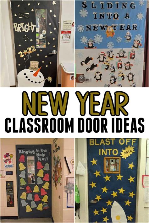 15+ New Year Classroom Door Decorations | Today's Creative Ideas