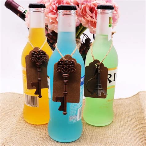 50pcs Wedding Souvenirs Gifts for Guests Souvenirs Skeleton Bottle Opener+Tags Party Favors ...