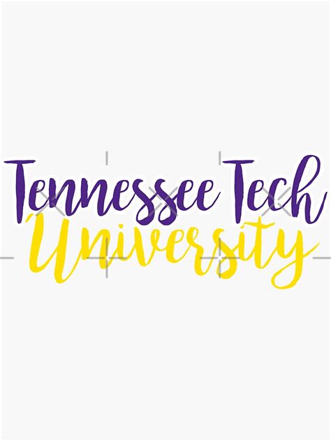 "Tennessee Tech University" Sticker by mynameisliana | Redbubble