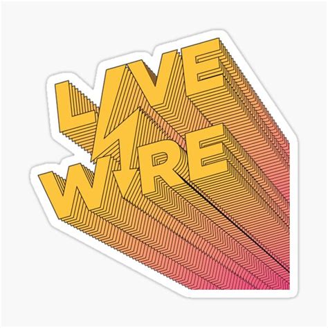 "Motley Crue Live Wire" Sticker by MichaudVishal | Redbubble