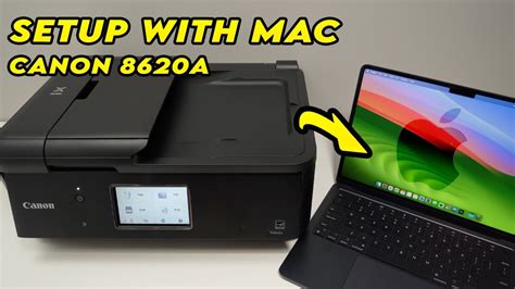 How to Setup With Mac Your Canon Pixma TR8620a & TR8622 Printer - YouTube