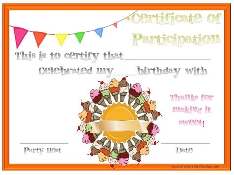 Thank you for coming to my party - Free Custom Printables