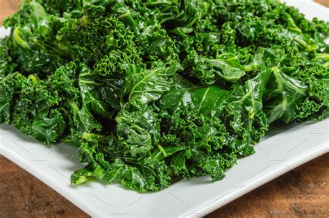 Fresh cooked kale stock photo containing kale and cooked kale | Food ...