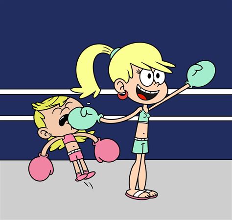 Loud Boxing: Lola vs Leni by MrFanimator96 on DeviantArt