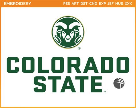 Colorado State Rams - Secondary Logo (2021) - College Sports Embroidery ...