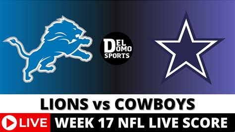 DETROIT LIONS VS DALLAS COWBOYS LIVE - NFL Game Live Score Dec 30, 2023 ...