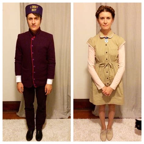 Wes Anderson's " The Grand Budapest Hotel" Lobby Boy and Agatha Costume ...