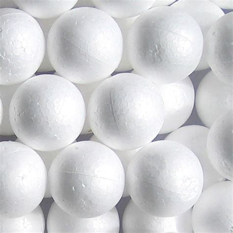 72 Styrofoam Balls 1.5" School Christmas Arts & Crafts Smooth Polystyrene New ! 7795735136430 | eBay