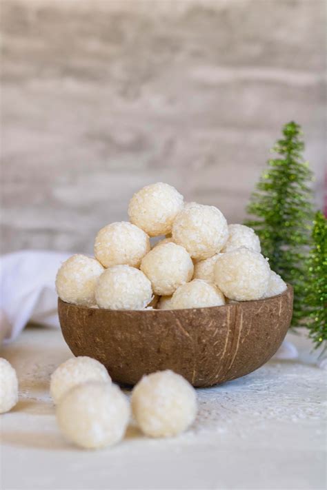 2-Ingredient No bake Coconut Balls - Lifestyle of a Foodie