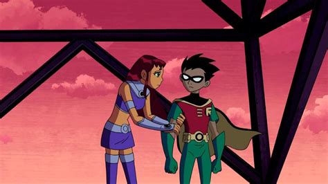 Pin by Scott Gamble on Robin and starfire couple | Teen titans robin ...