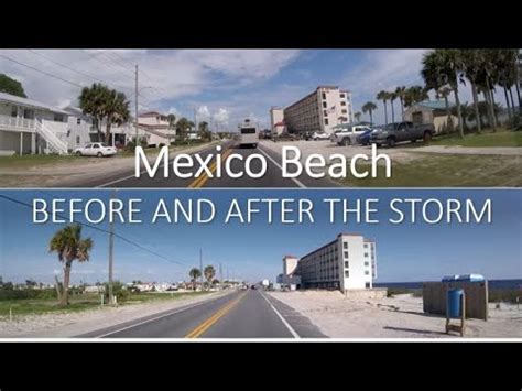 UPDATED Mexico Beach before and after hurricane Michael - YouTube