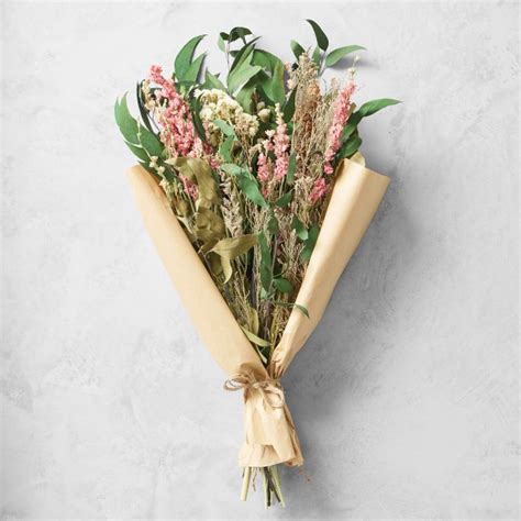 Pink Larkspur Dried Bouquet | Williams Sonoma