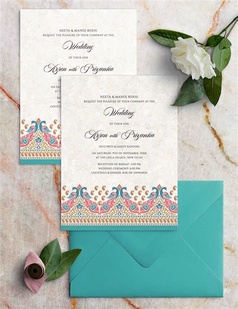 Top 10 Beautiful Hindu Wedding Card Design