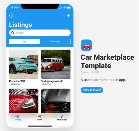 Used Car Marketplace App