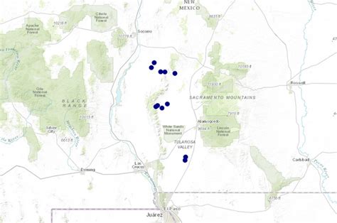 White Sands Missile Range Map - Maps Catalog Online