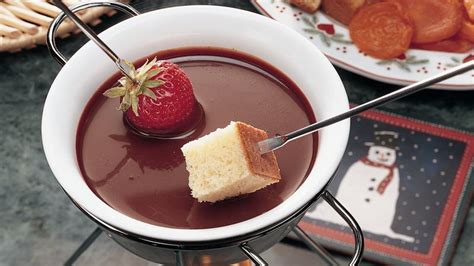 Milk Chocolate Fondue recipe - from Tablespoon!