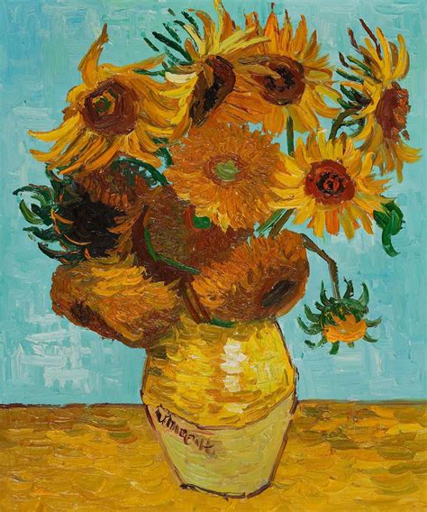 Sunflowers - Vincent Van Gogh - Oil Reproduction at overstockArt.com in ...