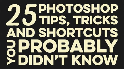 25 Photoshop Tips, Tricks & Shortcuts You Probably Didn’t Know – Applet Orchard
