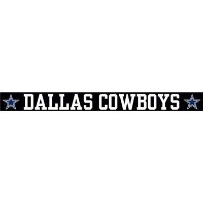 Dallas Cowboys Die Cut Transfer Decal Strip - White