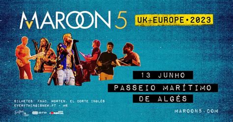 Maroon 5 announce concert in Portugal in 2023 - Portugal Resident