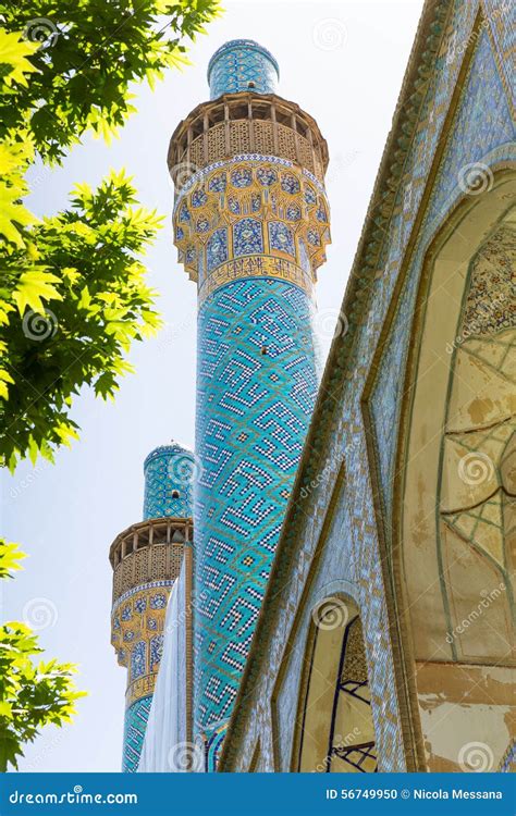 Madrasa-ye-Chahar Bagh, in Isfahan, Iran. Stock Photo - Image of building, madrasa: 56749950