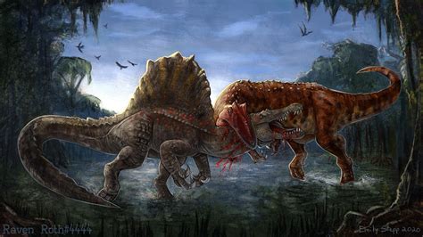 The Isle New Giganotosaurus vs Spinosaurus | Spinosaurus, Spirit animal ...