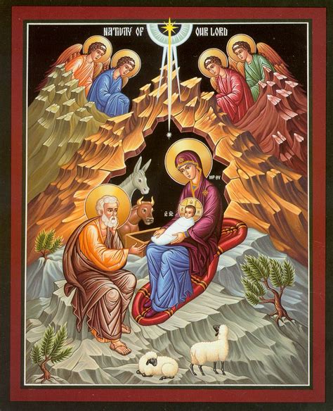 Nativity Icon Religious Icons, Religious Art, Christmas Reflections ...