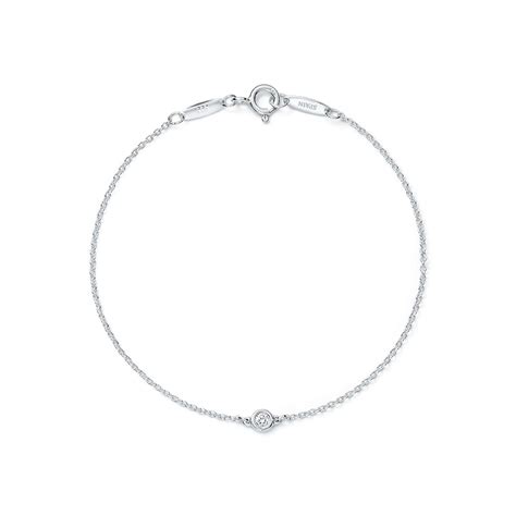 Elsa Peretti® Diamonds by the Yard® bracelet in sterling silver. | Tiffany & Co.