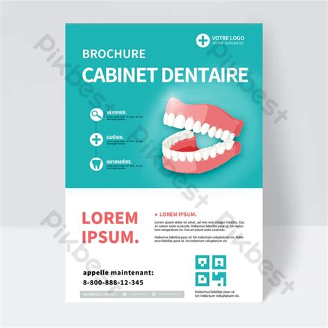 Simple Modern Green Dental Clinic Brochure | PSD Free Download - Pikbest