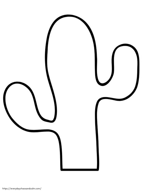 Free Printable Cactus Templates For Crafts