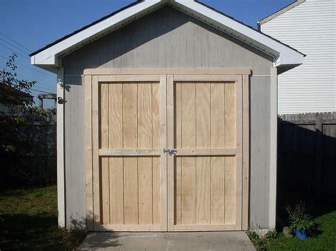 Exterior Wood Shed Doors | Shed doors, Backyard storage sheds, Building a shed