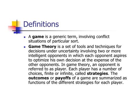 Game theory