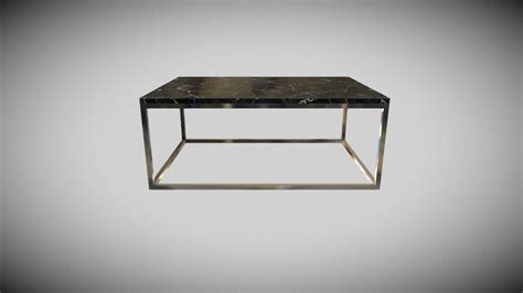 Modern Marble and Steel Table - Download Free 3D model by alexandro.g [c64706c] - Sketchfab
