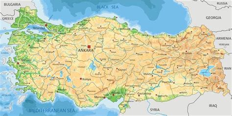 Mapa de Turquía - Tu Viaje a Estambul