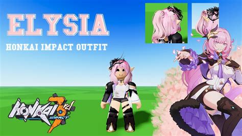 Roblox Elysia Miss Pink Elf Cosplay: Honkai Impact Outfit - YouTube