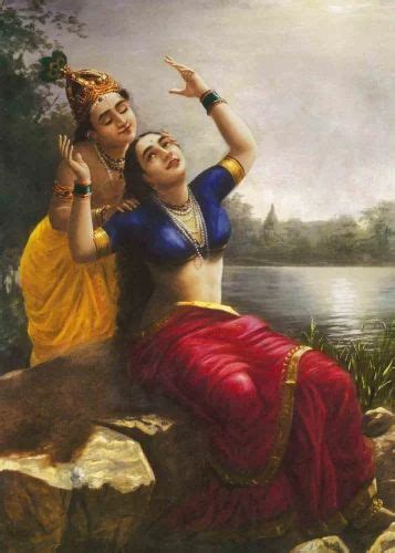 Raja Ravi Varma Art Prints - Radha Madhav at Rs 900 | Art Prints of famous Indian Paintings in ...