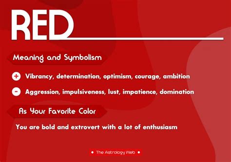 Red Color Meaning and Symbolism | The Astrology Web