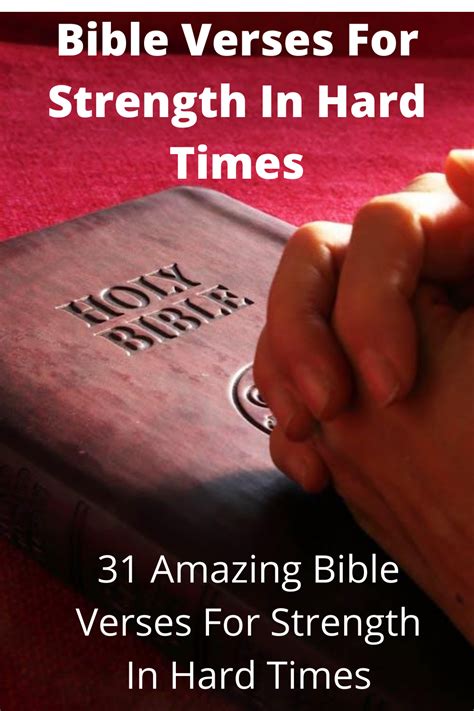 31 Bible Verses For Strength In Hard Times - Faith Victorious